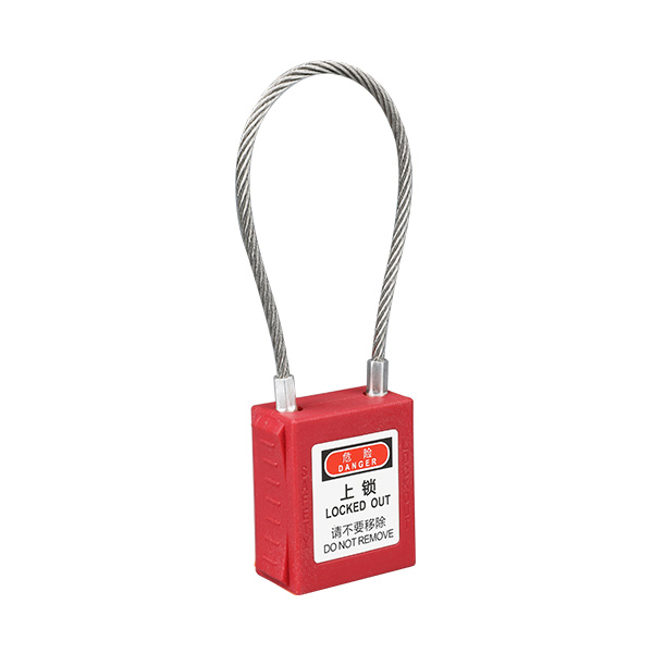 不锈钢丝缆绳安全挂锁 LOTO锁具M-GL90
